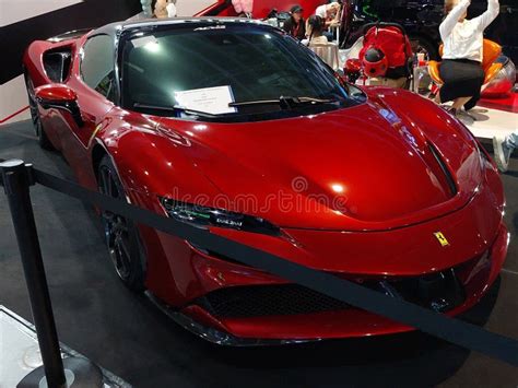 Ferrari Sf90 Spyder At Manila Auto Salon In Pasay Philippines