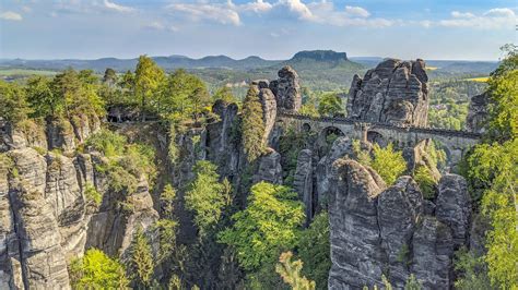 Aerial Photography of Saxon Switzerland · Free Stock Photo