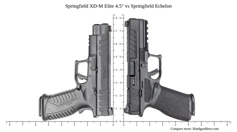 Springfield XD M Elite 4 5 Vs Springfield Echelon Size Comparison