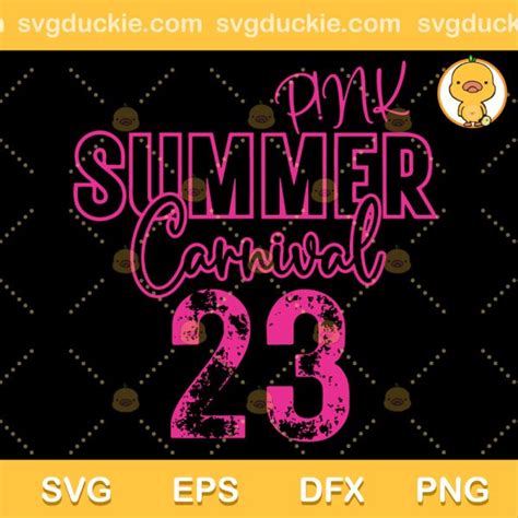 Pink Festival Tour Svg Pink Summer Carnival Svg