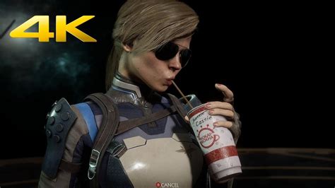 Mortal Kombat 11 Cassie Cage All Skins Intros And Victory Poses 4k 60fps Youtube