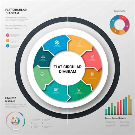 Infogr Fico De Diagrama Circular Plano Imagem Premium Gerada Ia