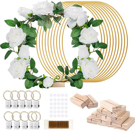 Amazon Snpemc Pcs Floral Hoop Inch Centerpiece Table