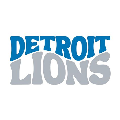 Detroit Lions Nfl Football Teams Cutting File Svg Artofit