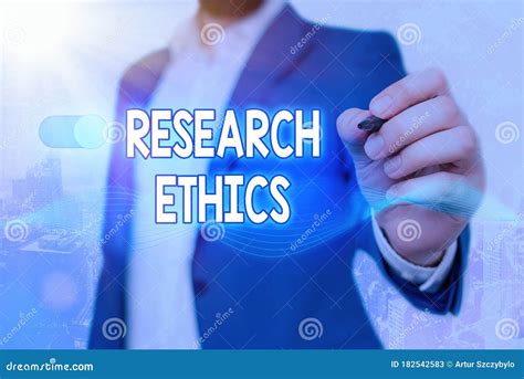 Word Writing Text Research Ethics Business Concept For Interested In