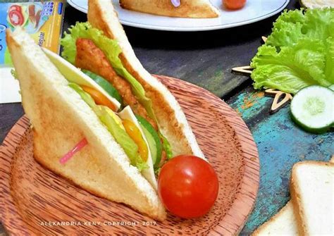 Resep Sandwich Tempe Keju Slice Kraft Oleh Alexandria Keny Cookpad