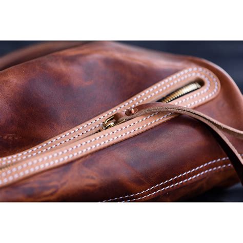 Handmade Horween Leather Sling Bag Etsy