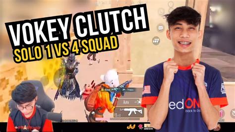 VOKEY CLUTCH 1 VS 4 SOLO VS SQUAD YouTube