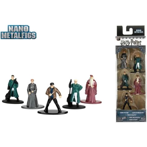 Boneco Nano Metalfigs Harry Potter Figuras Harry Dumbledore Draco