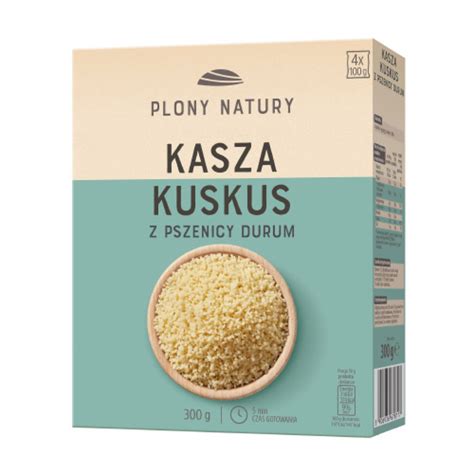 KASZA KUSKUS Z PSZENICY TWARDEJ PLONY NATURY 300G Dobre Ceny