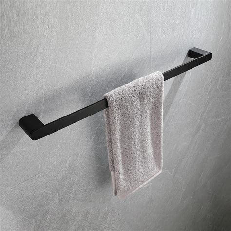 Wall Mount 5 Piece Bathroom Hardware Set Matte Black Bathroom