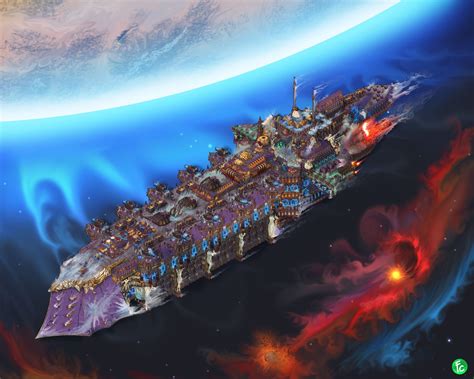 Voidship Gloriana Class By Lordcarmi Imaginarystarships