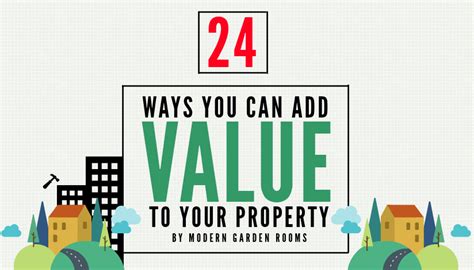 24 Ways You Can Add Value To Your Property Infographic