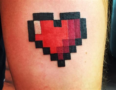 Zelda Heart Tattoo Zelda Tattoo Gaming Tattoo Legend Of Zelda Tattoos