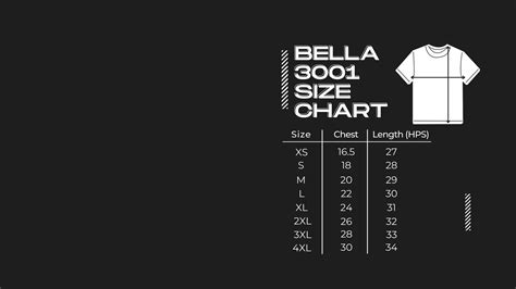 Bella Canvas Size Chart: Sizing for Bella Buyers & Sellers