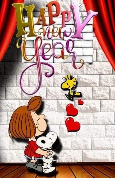 Pin by Pnelson on Snoopy | Happy new year greetings, Snoopy new year ...