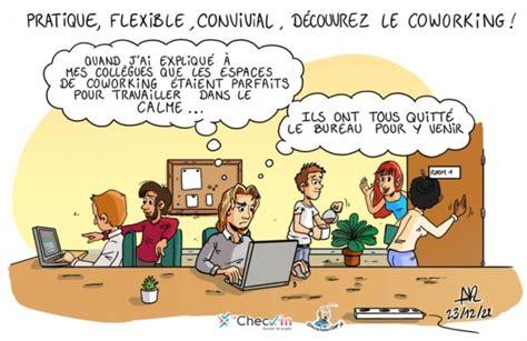 Blague Au Bureau Dessin D Humour Au Coworking D Aix Les Bains