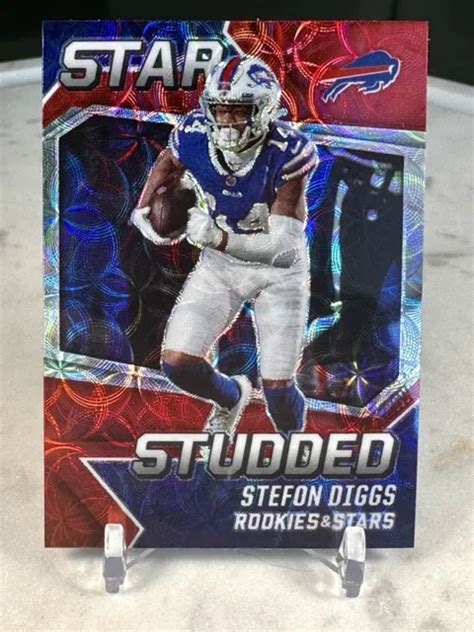 STEFON DIGGS SS 8 STAR STUDDED 2021 Panini Rookies Stars Red Scope