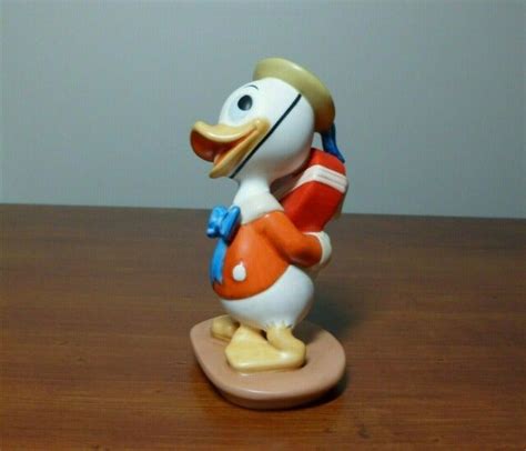 Wdcc Walt Disney Mr Duck Steps Out Dewey Figurine With Box Coa