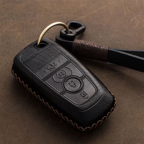 Funda De Cuero Genuino Para Llave De Coche Funda De Cuero Para Llave