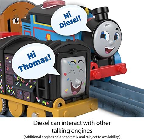 Thomas And Friends Motorized Toy Train Talking Diesel Battery Powered Engine With Character