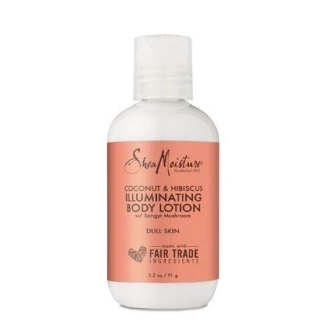 Shea Moisture Coconut And Hibiscus Illuminating Body Lotion For Dry Skin