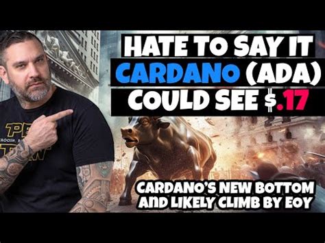 Jason Appleton Crypto Crow On Twitter Cardano May See New Low Https