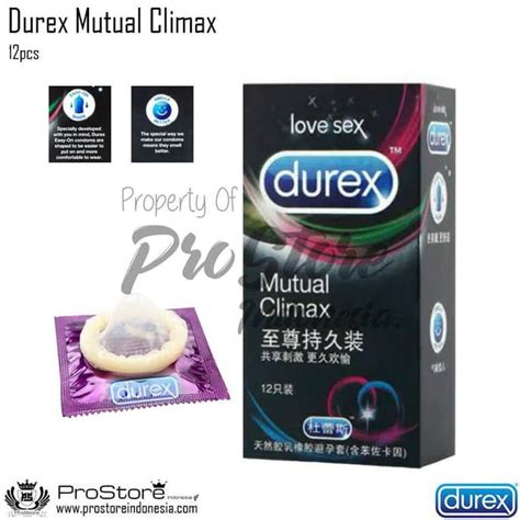 Jual Produk Terlaris Durex Mutual Climax Condom Kondom Big Box 12