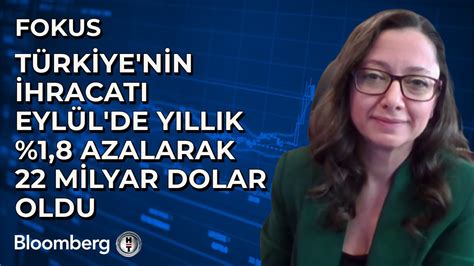 Fokus Türkiye nin İhracatı Eylül de Yıllık 1 8 Azalarak 22 Milyar