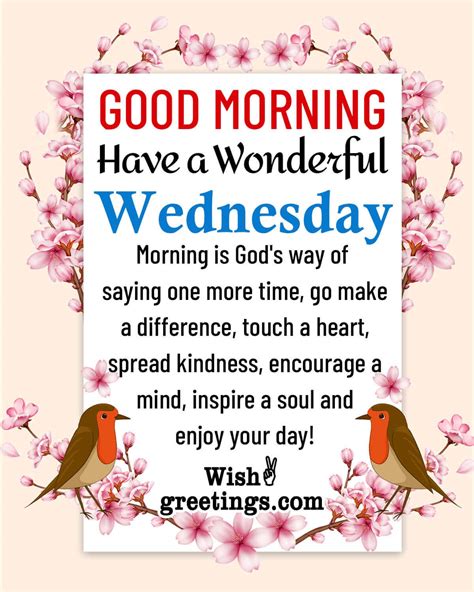 Best Wednesday Morning Wishes Quotes Wish Greetings