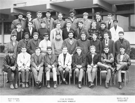 Photo De Classe 3ème Ti De 1963 Lycée Jean Perrin Copains Davant