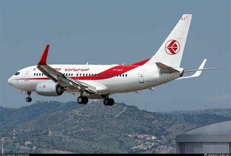 7T VKT Air Algérie Boeing 737 7D6C WL Photo by Ramon Jordi ID 859715