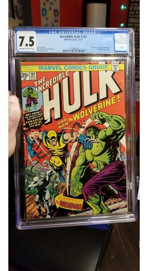 Incredible Hulk 181 1974 CGC 7 5 1st Full Appearance Wolverine NO