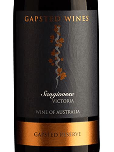 Gapsted Gapsted Reserve Sangiovese Vivino US