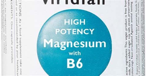 Buy Viridian High Potency Magnesium With B6 Online Therapy Organics