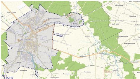 Geoportal miasto Skierniewice sprawdź informacje o gminie na mapie