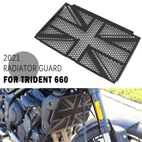 Motorcycle Radiator Guard For Trident 660 Trident660 2021 NEW Black CNC