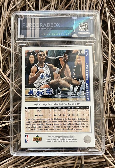 Upper Deck Collector S Choice Silver Signature Anfernee