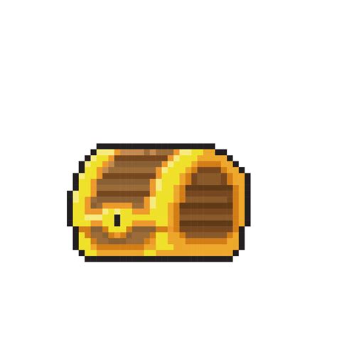 Chest Treasure In Pixel Art Style 22148401 Vector Art At Vecteezy