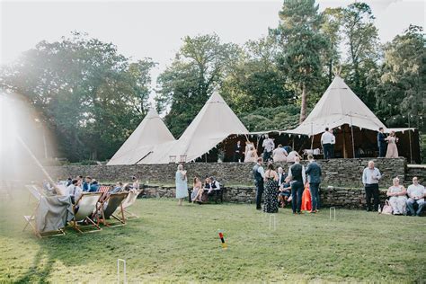 Chloe And Wayne Cannon Hall Tipi Wedding Garden Weddings Tipi