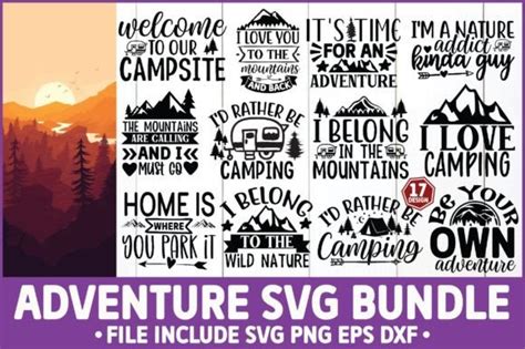 Adventure Svg Bundle Graphic By Graphics House · Creative Fabrica