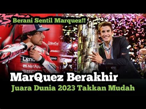 Motogp News Enea Bastianini Sentil Marquez Takkan Mudah Menjadi Juara