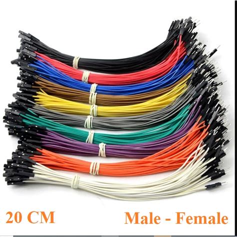 Jual Kabel Jumper Eceran Male Female 1 Pc Pelangi 20cm Rainbow Shopee