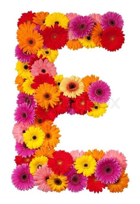 20 FLORAL ALPHABET PHOTOGRAPHY