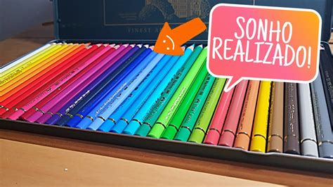 Unboxing L Pis De Cor Faber Castell Polychromos Cores Sonho