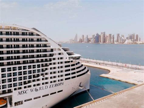 Crociere A Doha Il Battesimo Di Msc World Europa La Nave Green Pi