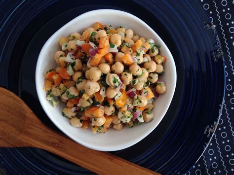 Chickpea Salad with Tahini Dressing - Sara Haas, RDN, LDN