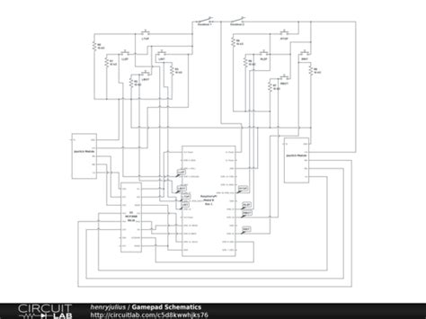 Gamepad Schematics Circuitlab