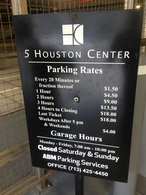 5 Houston Center Parking - Parking in Houston | ParkMe