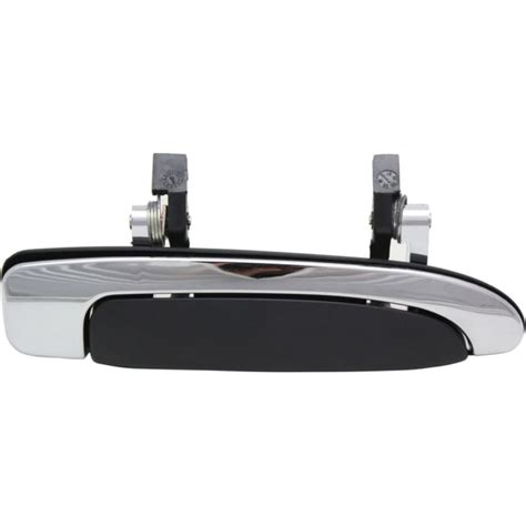 For Ford Crown Victoria Exterior Door Handle Rear Passenger Side Chrome Bezel With Black Lever